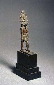 Figur von Harsaphes, einer widderköpfigen Gottheit, Spätzeit, ca. 600 v. Chr. von Egyptian 26th Dynasty
