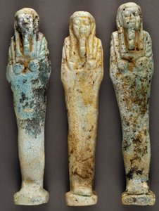Uschebti (kleine Statuen), Grab von Ba Disit, Grab des Gouverneurs, Scheich Souby, Bahariya-Oase, Gizeh, Ägypten. Ägyptische Zivilisation, 26. Dynastie (663-525 v. Chr.) von Egyptian 26th Dynasty
