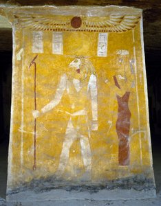 Wandmalereien aus dem Grab von Pa Nentwy, Bahariya-Oase, Gizeh, Ägypten von Egyptian 26th Dynasty