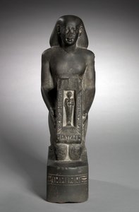 Naophore Statue des Finanzbeamten und Aufsehers der Felder, Horwedja, 521-486 v. Chr. von Egyptian 27th Dynasty