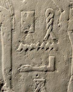 Detail des Reliefs von Pehenuka, Altes Reich, 2465-2323 v. Chr. von Egyptian 5th Dynasty