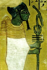 Altes Ägypten, Wandmalerei, Grab von Sennedjem, Grab der Adligen, Theben, Deir el Medina