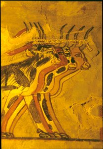 Altes Ägypten, Wandmalerei, Grab von Sennufer, Grab der Adligen, Theben von Egyptian Egyptian