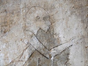 Zeichnung eines Mannes, Grab von Ramose von Egyptian Egyptian