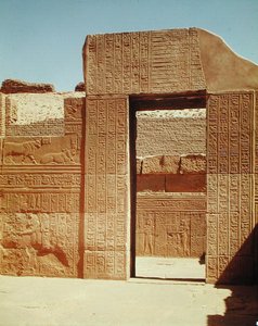 Tor zur dritten Hypostylhalle von Egyptian Ptolemaic Period