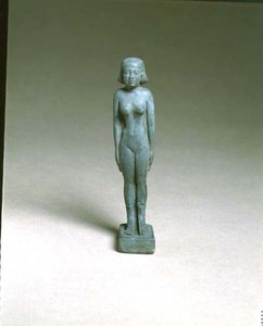 Statuette einer göttlichen Gefährtin von Egyptian Ptolemaic Period