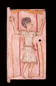 Junge beim Jonglieren, Tür von einem Schrank von Egyptian School