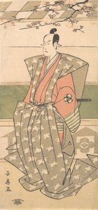 Der Schauspieler Bando Mitsugoro II in zeremoniellen Roben mit Kamishimo von Eishōsai Chōki