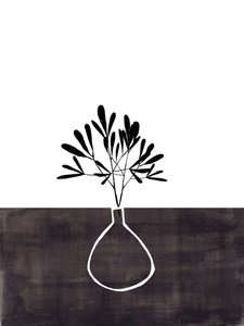 Minimalistische Pflanzenvase