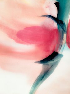 Moderner Blush-Teal-Fluss