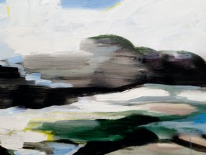 Stimmungsvolle Abstrakte Landschaft
