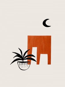 Terrakotta-Nachtpflanze