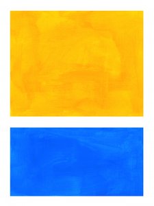 Lebhaftes Gelb-Blau-Abstrakt