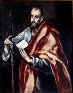 Apostolat der Kathedrale von Toledo: Der Apostel Paulus. Gemälde von Domenikos Theotokopoulos genannt El Greco (1540-1614) von El Greco
