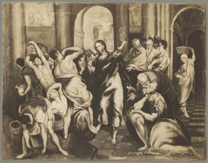 Christus vertreibt die Geldwechsler aus dem Tempel von El Greco