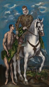 Sankt Martin und der Bettler von El Greco