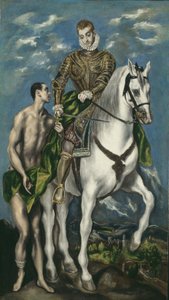 Der heilige Martin und der Bettler, 1597-1600