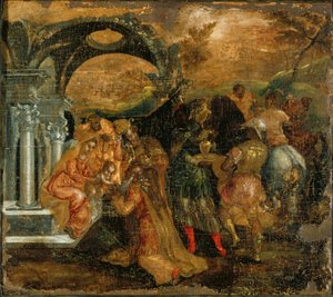 Die Anbetung der Könige, 1565-1567 von El Greco