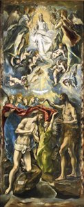 Die Taufe Christi von El Greco