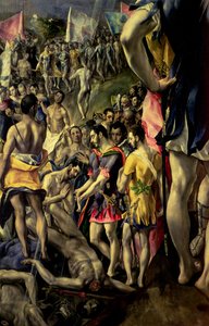 Das Martyrium des hl. Mauritius, 1580-83 (Detail) von El Greco