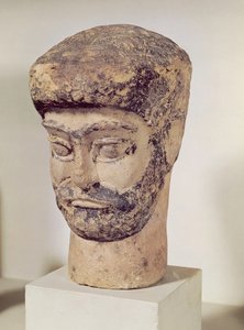 Kopf eines bärtigen Mannes, ca. 1800 v. Chr. von Elamite