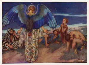 Weihnachtslieder: Während Hirten Wachten von Eleanor Fortescue Brickdale