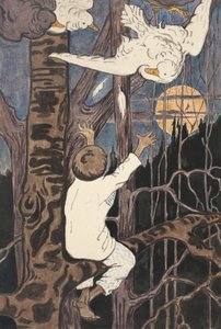 Illustration zu Die Geschichte von Synko-Philipko, 1890er Jahre von Elena Dmitryevna Polenova