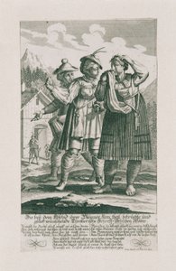 Die Tiroler Defension vom Jahr 1703: Tyrollerische Scharff-Schützen Weiber von Elias Baeck
