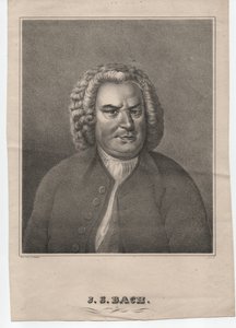 Johann Sebastian Bach (1685-1750) (ca. 1850, Gravur)