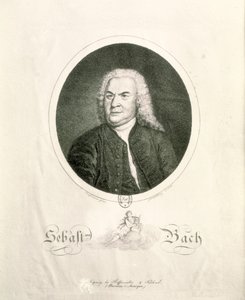Porträt von Johann Sebastian Bach (1685-1750), graviert von Friedrich Wilhelm Nettling von Elias Gottleib Haussmann