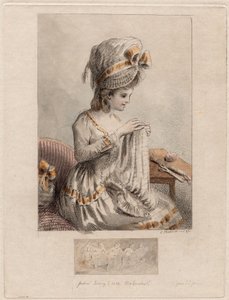Junge Frau beim Nähen von Elias Martin
