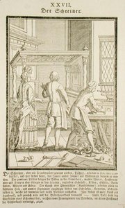 Der Zimmermann (Gravur) von Elias Pomelius