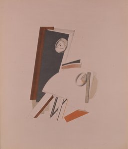 Die Feiglinge. Figur für die Oper Sieg über die Sonne von A. Kruchenych, 1920-1921