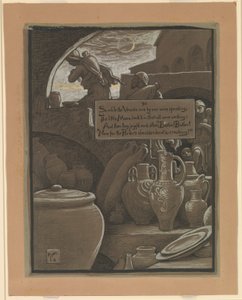 (Illustration für Rubáiyát von Omar Khayyám) Das Ende des Ramazan