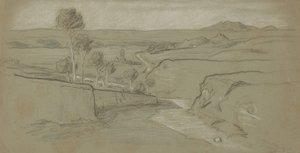 Römische Landschaft, um 1900 von Elihu Vedder