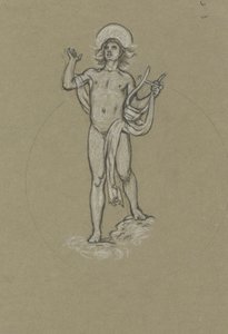 Studie für Apollo von Elihu Vedder