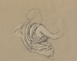 Studie für die Figur des Herbstes von Elihu Vedder