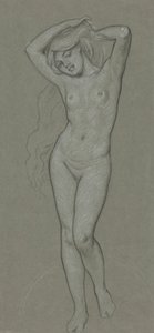 Studie für die Figur der Venus von Elihu Vedder