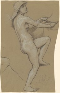 Studie für Die Schicksale sammeln die Sterne, ca. 1884-1887