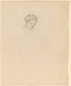 Studie eines Mädchens, ca. 1858