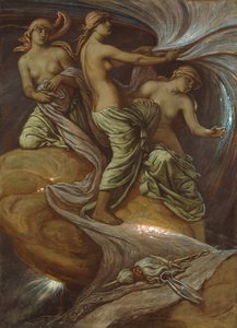 Die Schicksale sammeln die Sterne, 1887 von Elihu Vedder