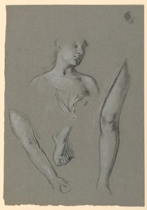 (Detail) Figurenstudien von Elihu Vedder