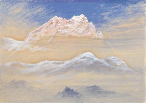 Bergblick: Teil der Terglon Alpenkette, gesehen von nahe Rudmannsdorf, Italien von Elijah Walton
