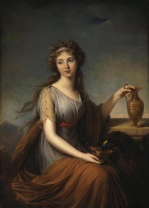 Porträt von Anna Pitt als Hebe von Elisabeth Louise Vigee Lebrun