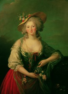Elisabeth von Frankreich (1764-94), genannt Madame Elisabeth, ca. 1782 von Elisabeth Louise Vigee Lebrun