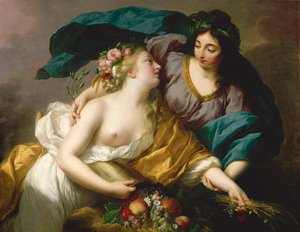 Der Frieden bringt den Überfluss zurück, 1780 von Elisabeth Louise Vigee Lebrun