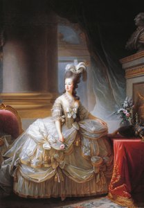 Porträt von Marie Antoinette von Elisabeth Louise Vigee Lebrun