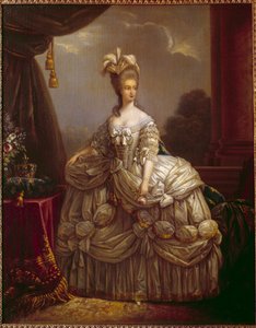 Porträt von Marie Antoinette von Lorraine Habsburg, Königin von Frankreich von Elisabeth Louise Vigee Lebrun
