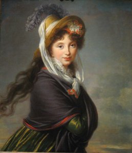 Porträt von Prinzessin Irina Ivanovna Vorontsova, geb. Izmaylova