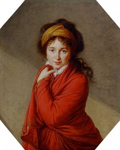 Porträt von Varvara Nikolajewna Golowina 1766-1821, geb. Golizyna, 1797-1799 von Elisabeth Louise Vigee Lebrun
